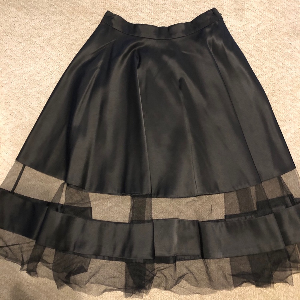 Black Midi Skirt